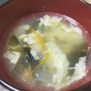 給食の卵スープ